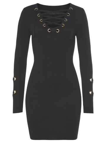 Melrose Strickkleid in schwarz