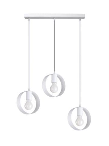 Nice Lamps Hängeleuchte  LAMMI 3 weiß (L)56cm (B)5cm (H)110cm