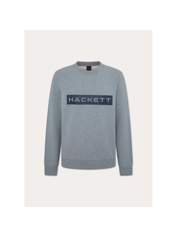 Hackett London Sweatshirt in Grau/Marineblau-9BF