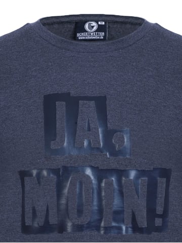 SCHIETWETTER "Ja Moin", 100% Baumwolle in anthrazit-m-black