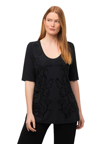 Ulla Popken Shirt in schwarz