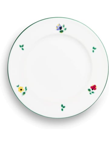 Gmundner Keramik Dessertteller Gourmet Streublume in Weiß