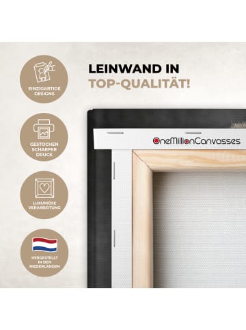 OnlyWow Leinwand Bilder Löwenzahn
