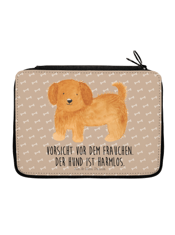 Mr. & Mrs. Panda Federmappe Hund Flauschig mit Spruch in Hundeglück
