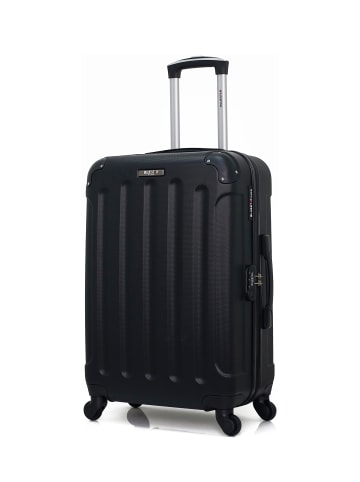 BlueStar Mittelgroßer Koffer MADRID in Schwarz (64L)