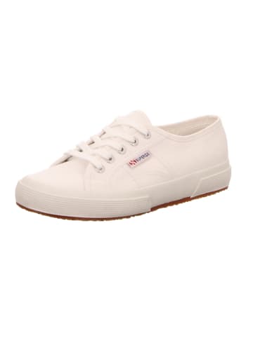 Superga Damen- Schnürschuhe 2750 - Cotu WHITE in Weiß