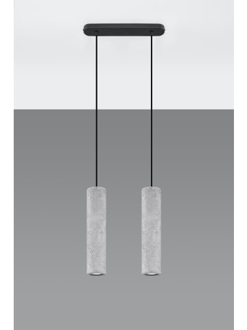 Nice Lamps Hängeleuchte FADRE 2 in Grau beton moderne loft Lampe 2xGu10 LED NICE LAMPS