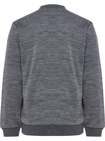 Hummel Reißverschluss T-Shirt Hmljr Wool Kinder in DARK GREY MELANGE