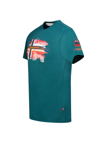 Geographical Norway Shirt in Green