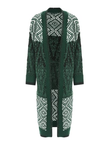 Jalene Strickjacke in Dunkelgrün