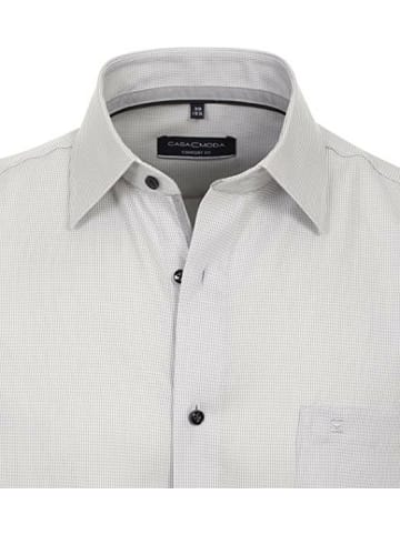 Venti Kurzarm Business Hemd für Herren in silber