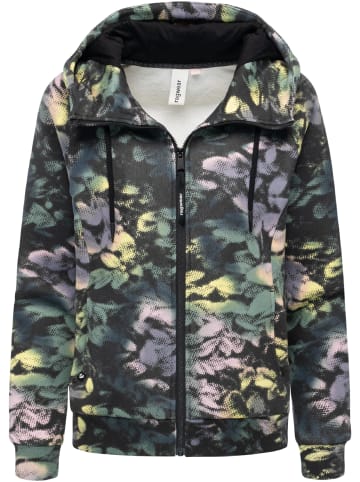 ragwear Sweatjacke Fllawia Print in Dark Combo