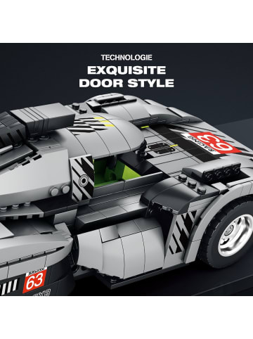 Reobrix 11031 Rennwagen 1:12 Klemmbaustein 1338 Teile
