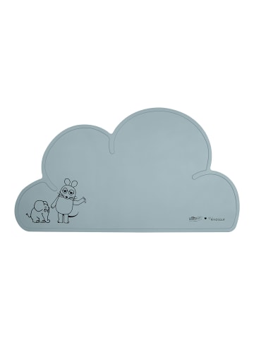 Kindsgut  X Die Maus und der Elefant Platzdeckchen in Aquamarin
