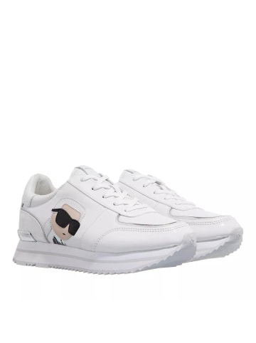 Karl Lagerfeld VELOCITA II Karl NFT Lo Lace White Leather Suede in white