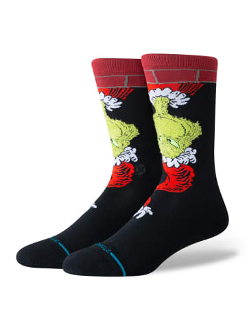 STANCE Socken 1er Pack in Schwarz/Grün/Rot