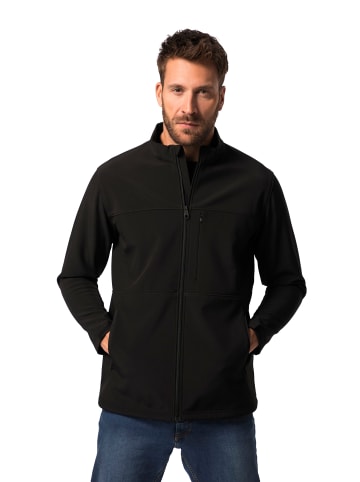 JP1880 Softshelljacke in schwarz