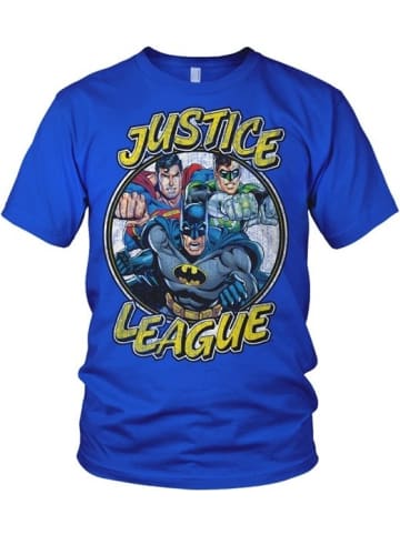 Justice League T-Shirt in Blau