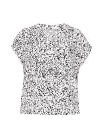 Usha Women Blouse in white black