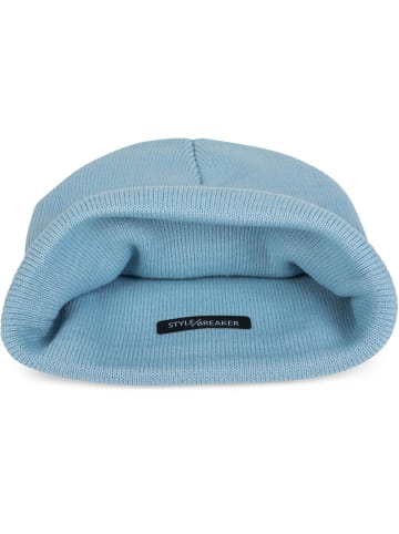 styleBREAKER Strickmütze in Hellblau