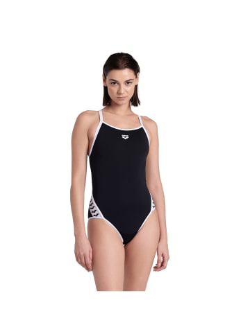 Arena Badeanzug Icons Super Fly in Schwarz-Weiss