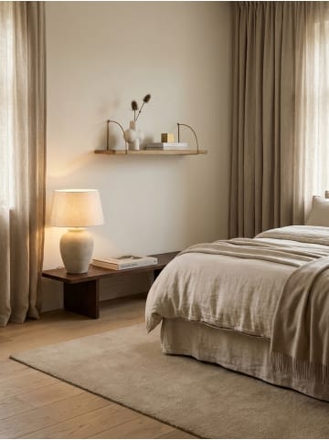 KADIMA DESIGN Wandregal: Industrie-Stil, Mango Massivholz/Eisen, 60x22x25 cm