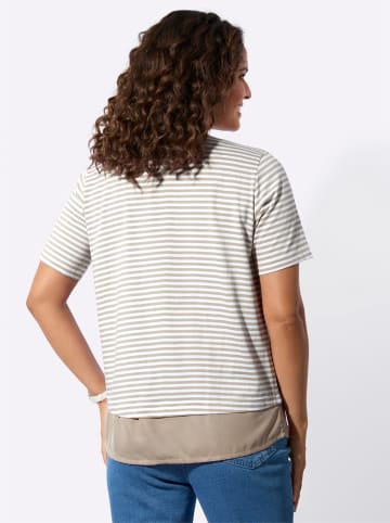 WITT WEIDEN Ringelshirt in sesam-ecru-geringelt