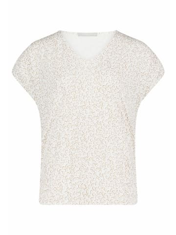 BETTY & CO V-Kragen T-Shirt für Damen in beige