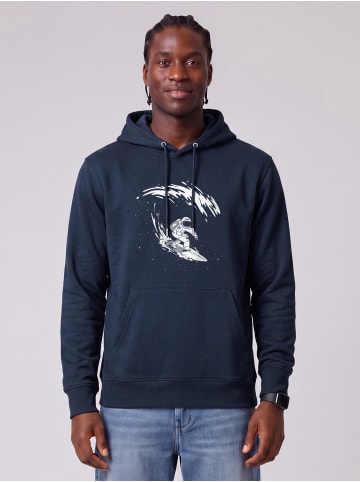 wat? Apparel Sweatshirt Surfing Spaceman in Dunkelblau