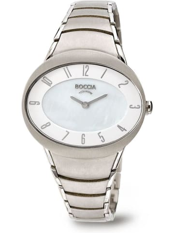 Boccia Uhr in Perlmutt