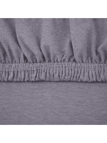 Traumschloss Premium Edel-Jersey Spannbettlaken in grau