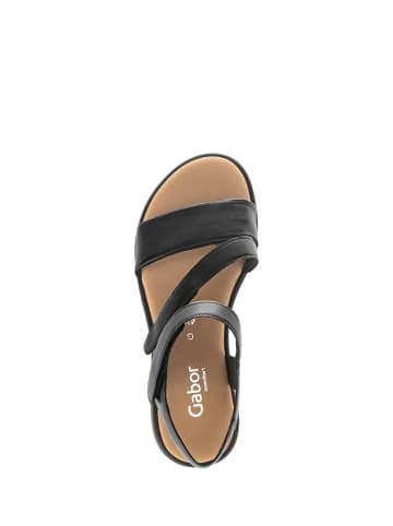 Gabor Komfort Sandalen für Damen in schwarz