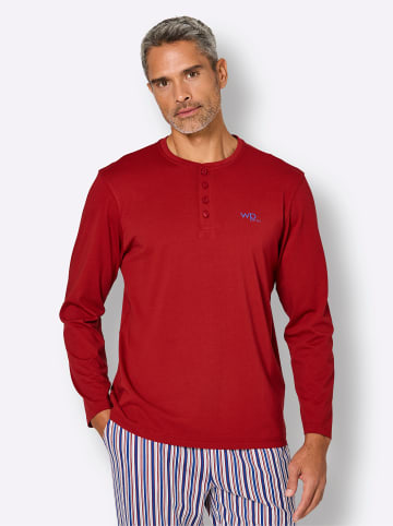 WITT WEIDEN Schlafanzug-Shirt in kirsche