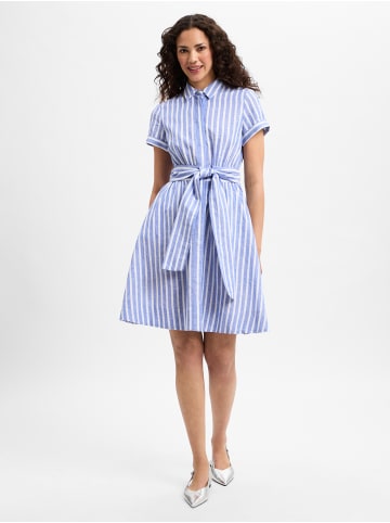 Ambiance Kleid in blau weiß - 0002