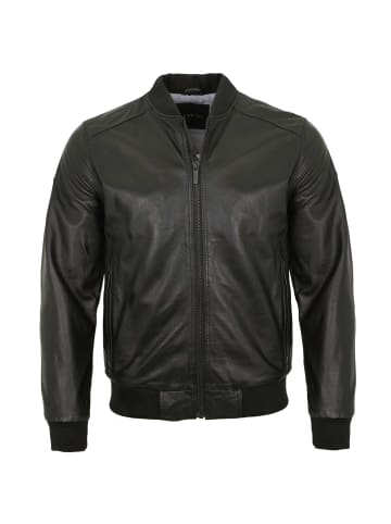 Bugatti Lederblouson Lammnappa in Schwarz