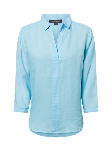 Franco Callegari Leinenbluse in blau - 0031