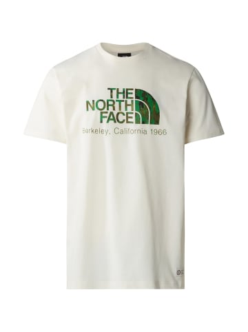 The North Face T-Shirt Berkeley California in white dune-optic emeral