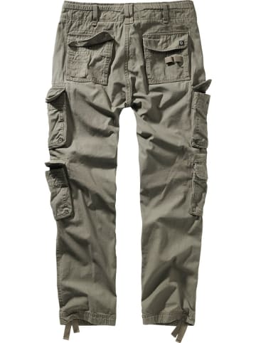 Brandit Cargohose "Pure Slim Fit Pants" in Grün