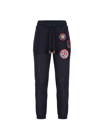 Mr&Mrs Italy Blau Strick Damen Hose