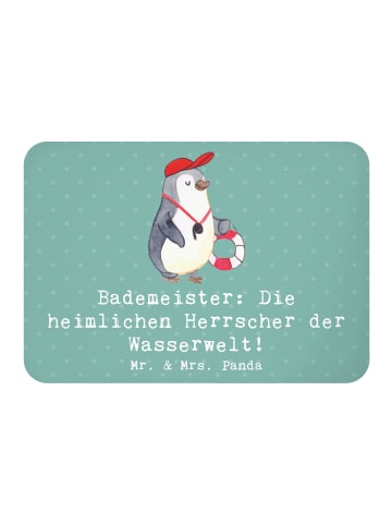 Mr. & Mrs. Panda Magnet Bademeister Herrscher mit Spruch in Meeresbrise
