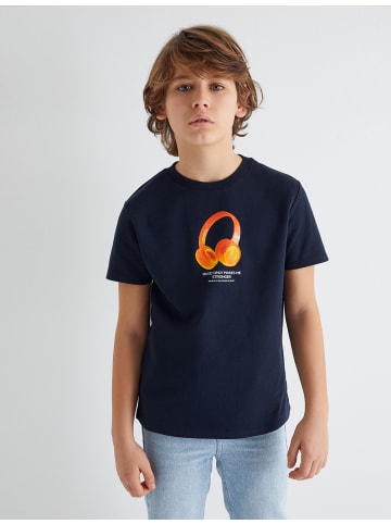 KOTON T-shirt in Marineblau