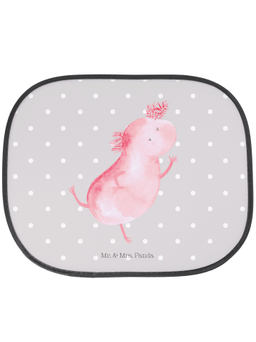 Mr. & Mrs. Panda Sonnenblende Axolotl Tanzen ohne Spruch in Grau Pastell