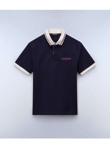 Napapijri Polo "E-Zeri Ss" in Blau
