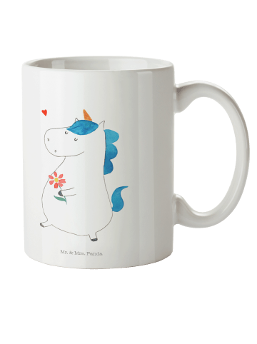 Mr. & Mrs. Panda Kinderbecher Einhorn Spaziergang ohne Spruch in Weiß