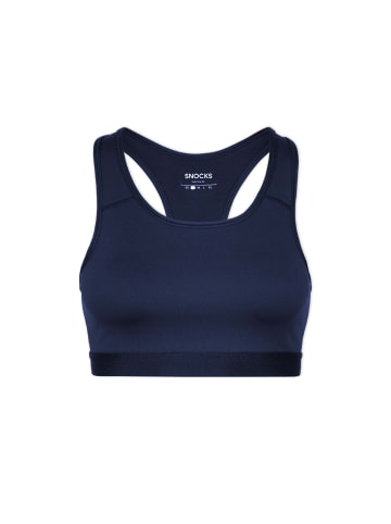 SNOCKS Sport-BH aus recyceltem Polyester Dunkelblau 1 Stück