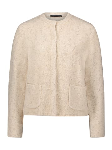 Betty Barclay Grobstrickjacke mit Lurexfaden in beige