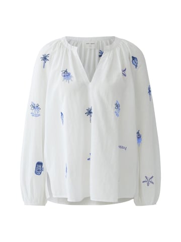 Oui Tunika in white blue
