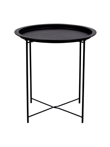 ebuy24 Couchtisch Baro Schwarz 47 x 47 cm