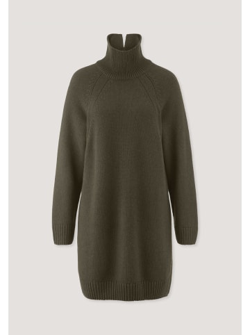 Hessnatur Hessnatur Strickkleid Relaxed aus Bio-Merinowolle mit Bio-Baumwolle in vintage oliv