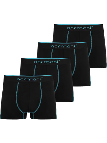normani 4 Herren Boxershorts aus Baumwolle in Türkis